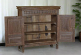Indian Hand Carved Solid Wood Cabinet D67